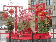 节日布置春节